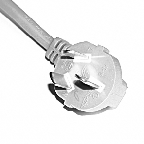 Single-phase bipolar with grounding non-rewirable plug [PS-16]