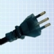 Diode with three-wire grounding plug
