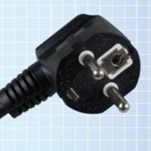 两极带接地不可拆线插头 [YS-1]