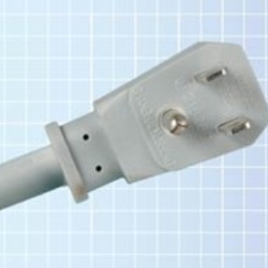 二极三线直角形带接地插头 [YS-05A]