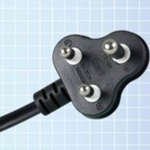 两极带接地不可拆线插头 [YS-06]